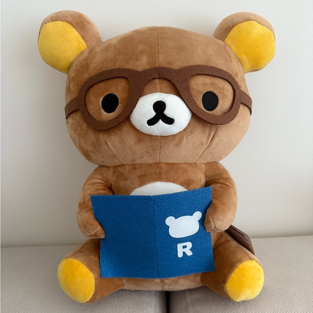 Nerdy Rilakkuma FYE Exclusive 15 Inch Plush NWT - Picture 5 of 9